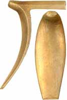 York County Style Buttplate, sand cast brass
Overall length 4-1/4", width 1-7/16", comb 2-5/8" York County Style Buttplate, sand cast brass
Overall length 4-1/4", width 1-7/16", comb 2-5/8"
